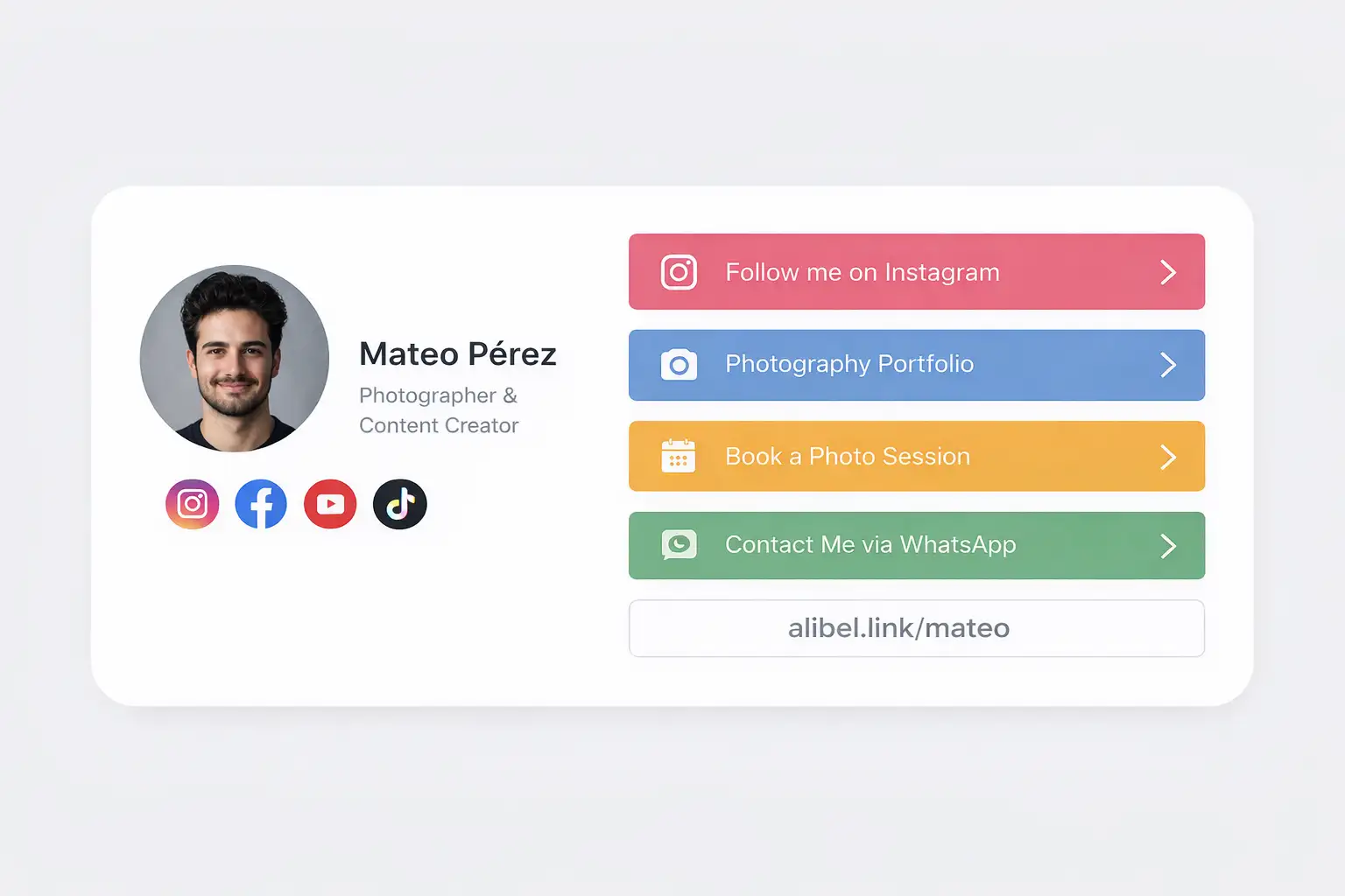 Plataforma de enlaces y perfiles digitales